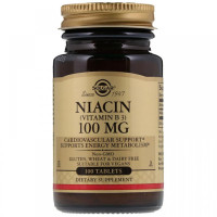 Ниацин Solgar Niacin (Vitamin B3) 100 mg 100 Tabs