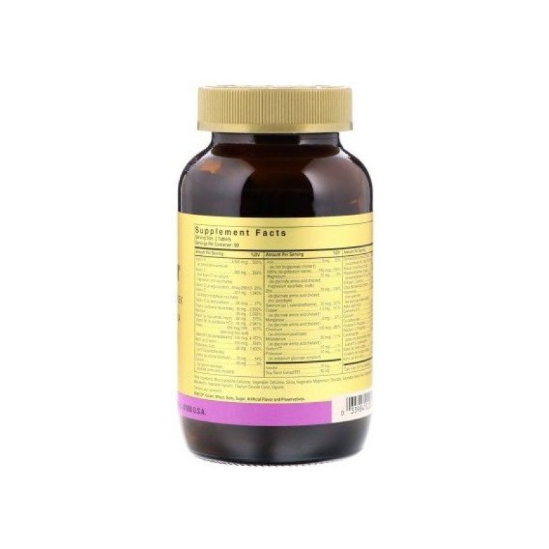 Витаминно-минеральный комплекс Solgar Omnium Phytonutrient Complex Multiple Vitamin and Mineral Formula 90 Tabs