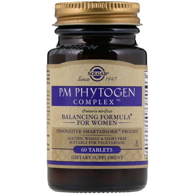 Витамины для женщин Solgar PM PhytoGen Complex 60 Tabs