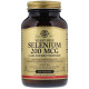 Селен Solgar Selenium, Yeast-Free 200 mcg 250 Tabs SOL-02558