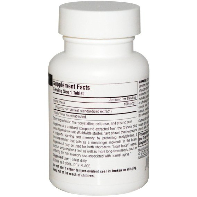 Гіперзін А Source Naturals Huperzine A 100 mcg 120 Tabs