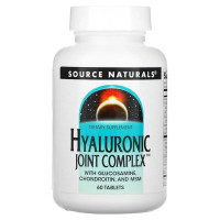 Препарат для суглобів та зв'зок Source Naturals Hyaluronic Joint Complex with Chondroitin and МСМ 60 Tabs