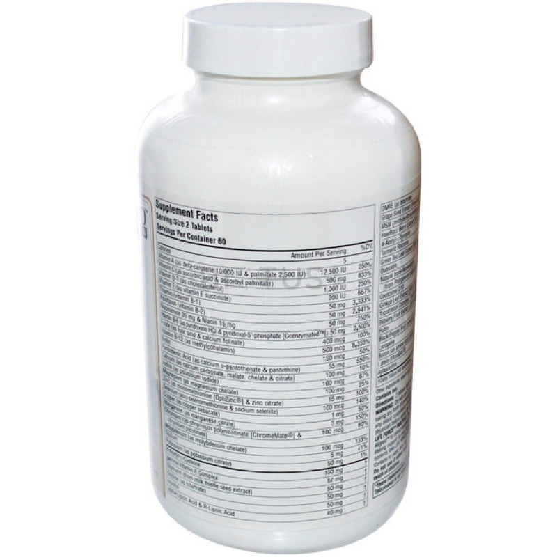 Витаминно-минеральный комплекс Source Naturals Life Force 120 Caps