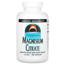 Мікроелемент Магній Source Naturals Magnesium Citrate 133 mg 180 Caps