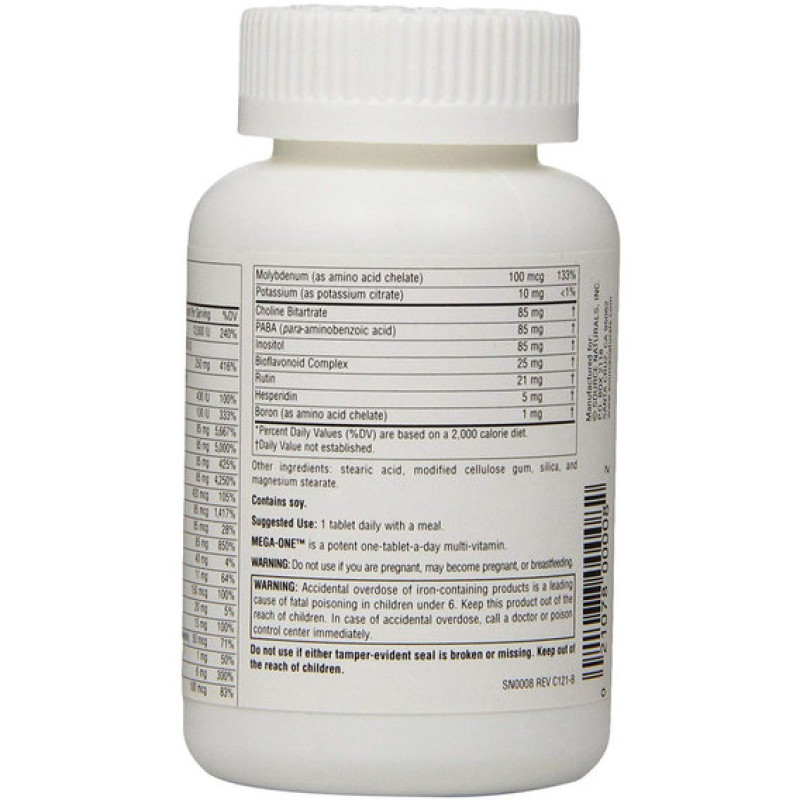 Витаминно-минеральный комплекс Source Naturals Mega-One 60 Tabs