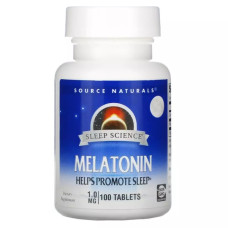 Мелатонін для сну Source Naturals Melatonin 1 mg 200 Tabs
