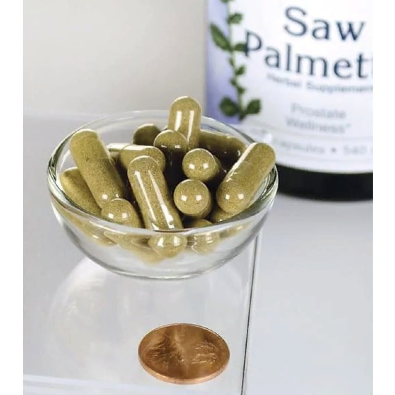 Экстракты ягод сереноа Swanson Saw Palmetto 540 mg 250 Caps SWA-01910