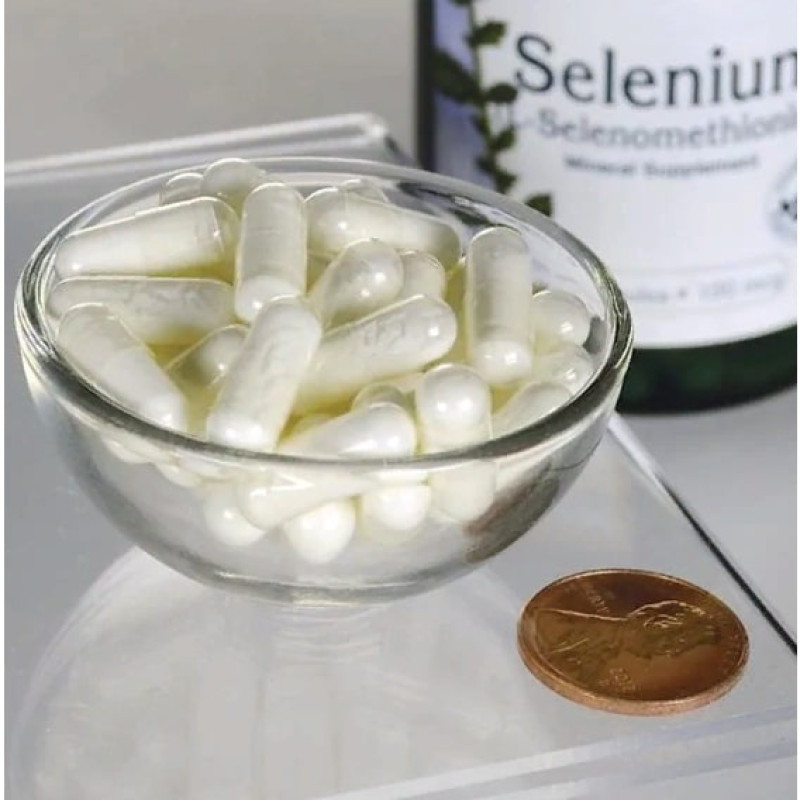 Селен Swanson Selenium L-Selenomethionine 100 mcg 200 Caps SWA-01235