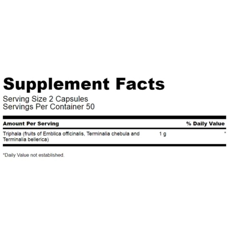 Суміш екстрактів Swanson Triphala 500 mg 100 Caps SWA-11039
