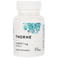 Фолієва кислота Thorne Research 5-MTHF 1 mg 60 Caps
