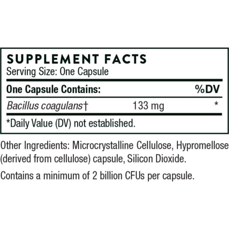 Пробіотик Thorne Research Bacillus Coagulans 60 Veg Caps