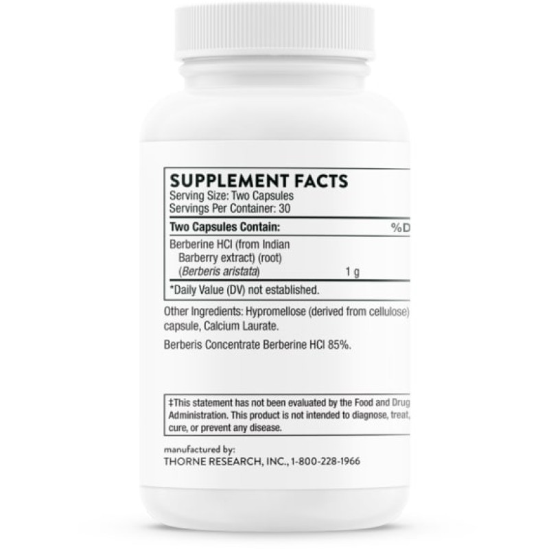 Барбарис Thorne Research Berberine-500 60 Caps