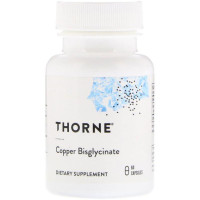 Мікроелемент Мідь Thorne Research Copper Bisglycinate 60 Veg Caps