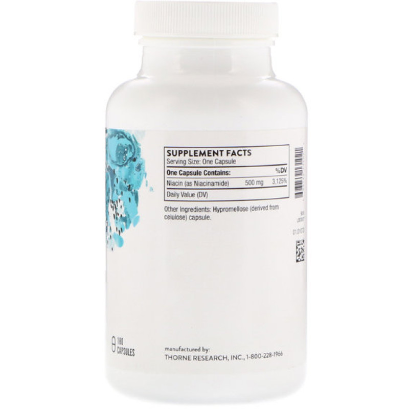 Ніацін Thorne Research Niacinamide 180 Veg Caps
