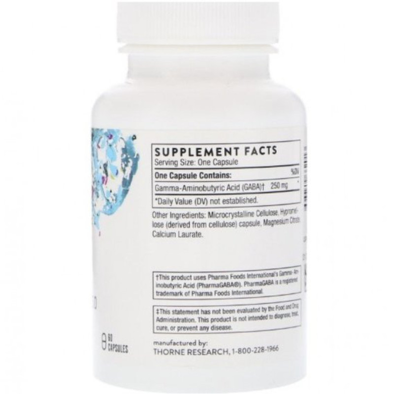 Аминокомплекс Thorne Research Pharma GABA-250 60 Caps THR-66201