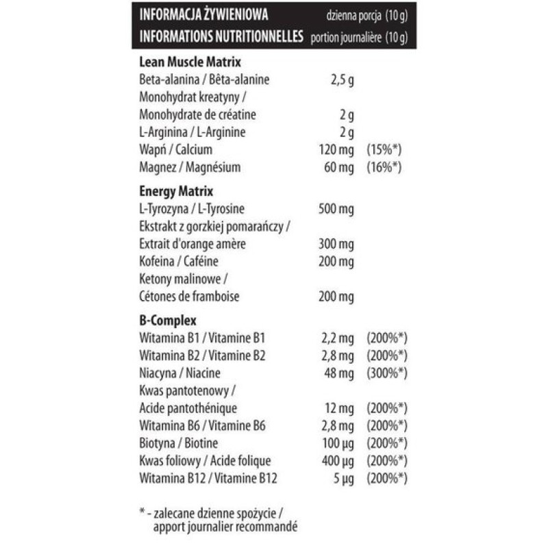 Комплекс до тренировки Activlab Black Wolf 300 g /30 servings/ Multifruit