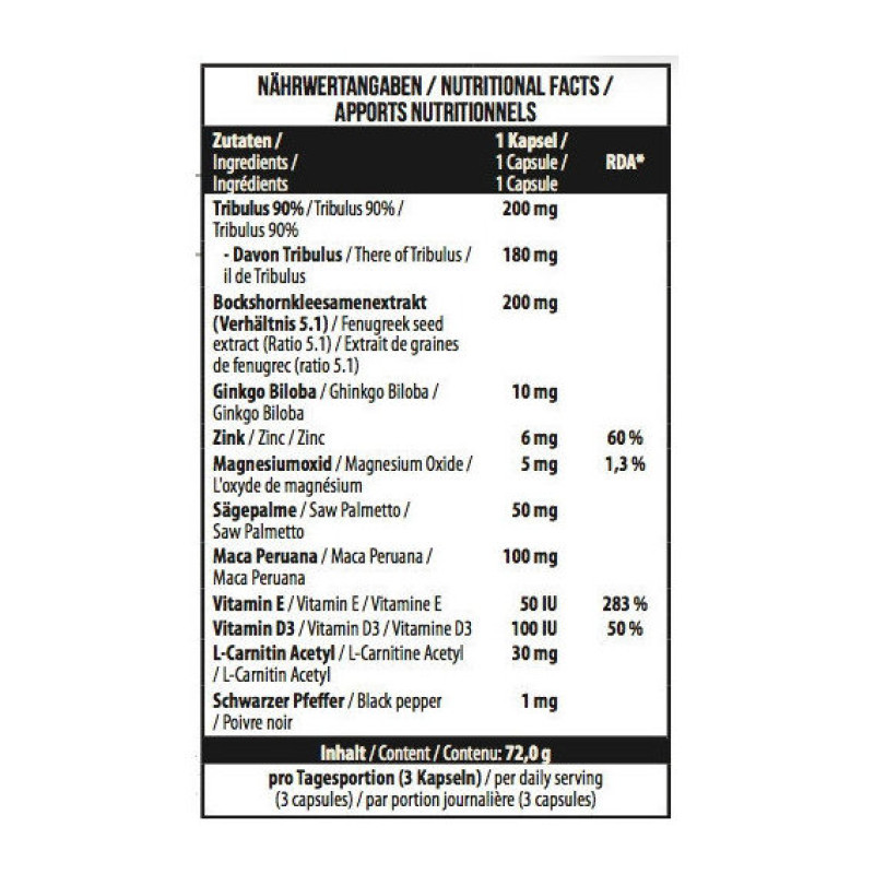 Тестостероновий бустер MST Nutrition Dominator Test 90 Caps