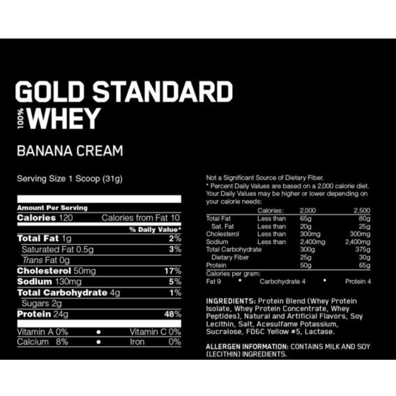Протеїн Optimum Nutrition 100% Whey Gold Standard 909 g /29 servings/ French Vanilla Creme