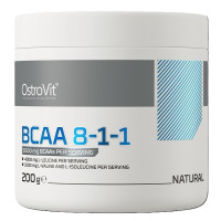 Аминокислота BCAA для спорта OstroVit Extra Pure BCAA 8:1:1 200 g /20 servings/ Pure