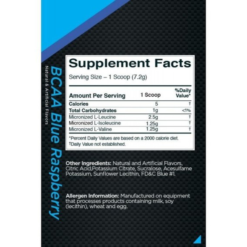 Амінокислота BCAA для спорту Rule One Proteins R1 BCAAs 222 g /30 servings/ Fruit Punch
