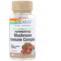 Грибной комплекс Solaray Maitake Mushroom 600 mg 100 Veg Caps SOR-01378