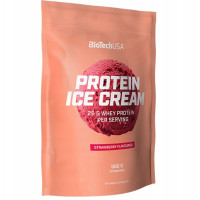 Заменитель питания BioTechUSA Protein Ice Cream 500 g /10 servings/ Strawberry