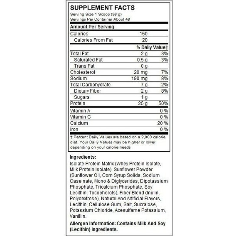 Протеїн BSN Syntha-6 Isolate 1820 g /48 servings/ Strawberry