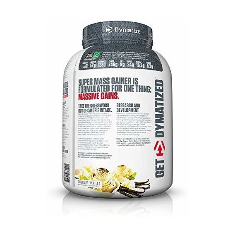 Гейнер Dymatize Super Mass Gainer 2722 g /8 servings/ Courment Vanilla