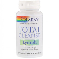 Комплекс для профілактики тиску та кровообігу Solaray Total Cleanse Lymph 60 Veg Caps SOR-08333