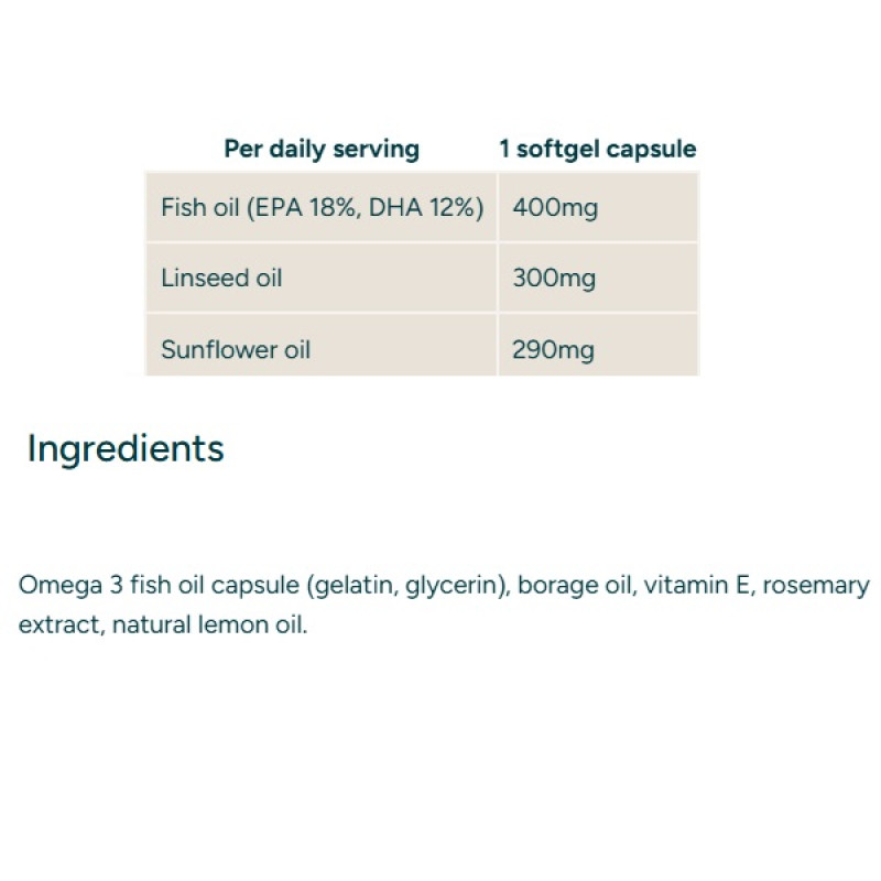 Омега для спорту MyProtein Omega 3-6-9 120 Caps