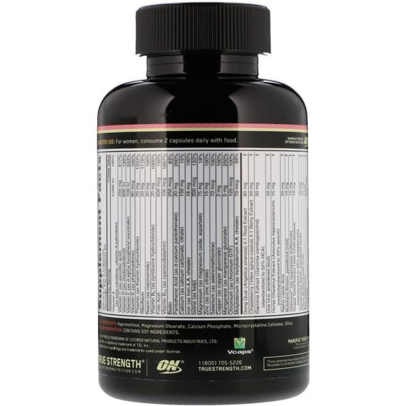 Вітамінно-мінеральний комплекс для спорту Optimum Nutrition Opti-Women 120 Caps
