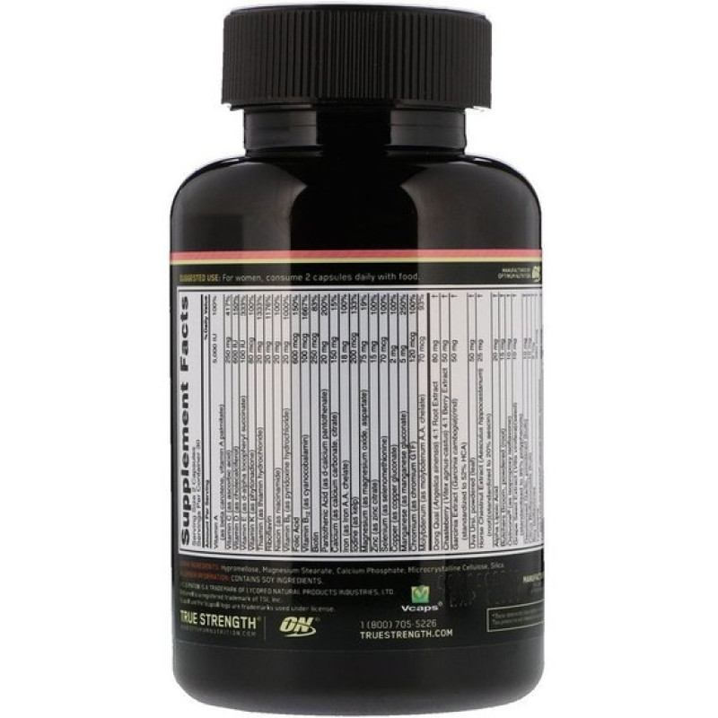 Вітамінно-мінеральний комплекс для спорту Optimum Nutrition Opti-Women 60 Caps