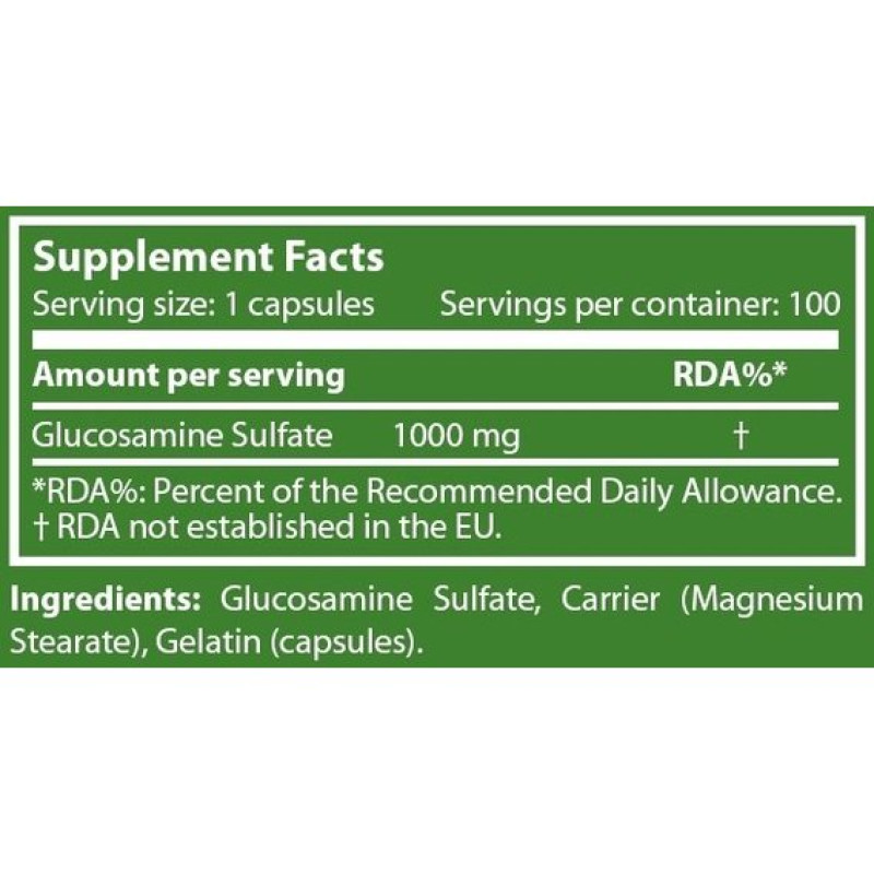 Хондропротектор (для спорту) Scitec Nutrition Mega Glucosamine 100 Caps