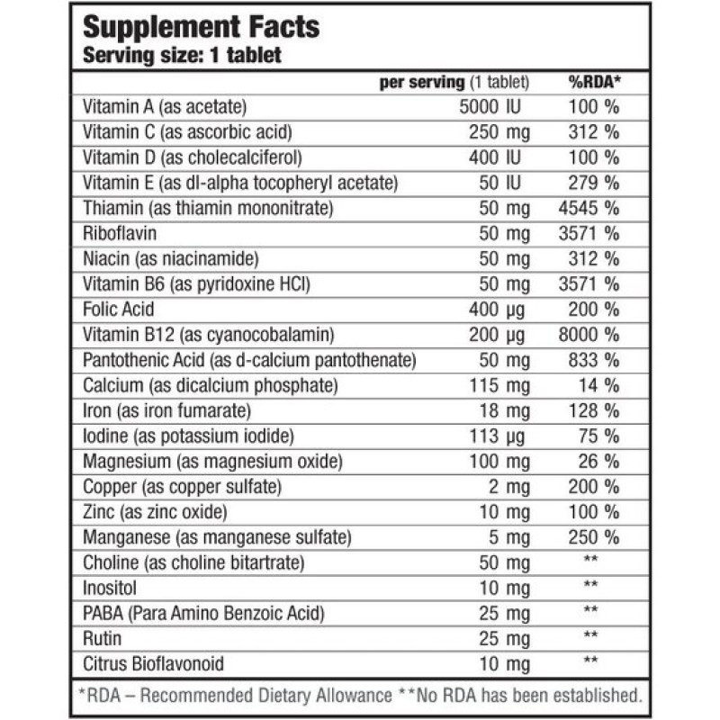 Вітамінно-мінеральний комплекс для спорту BioTechUSA Vitabolic 30 Tabs