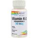 Вітамін K Solaray Vitamin K-2, Menaquinone-7 50 mcg 30 Veg Caps SOR-36153