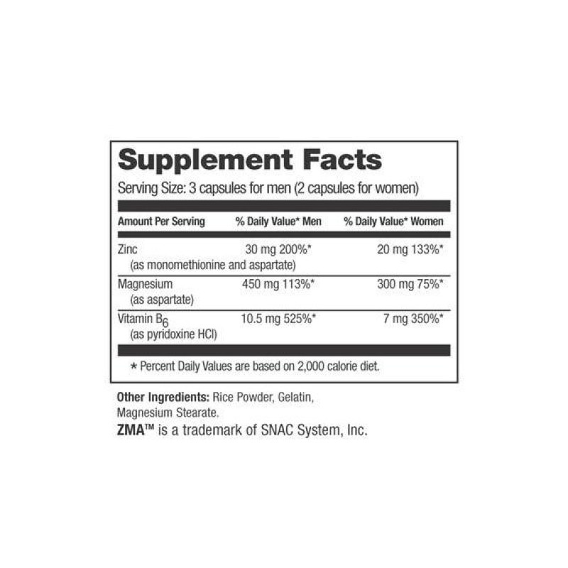 Тестостероновий бустер Optimum Nutrition ZMA 180 Caps