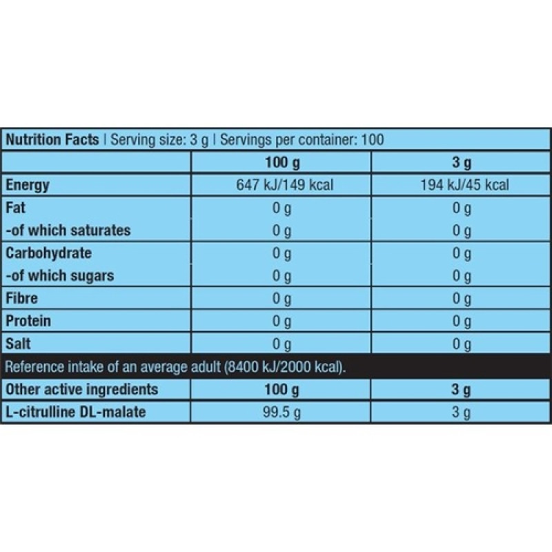 Цитрулін для спорту BioTechUSA Citrulline Malate 300 g /90 servings/ Unflavored
