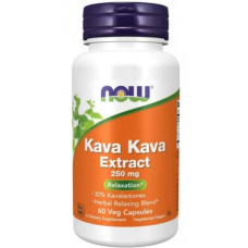 Комплекс для сну NOW Foods Kava Kava Exstract 250 mg 60 Veg Caps