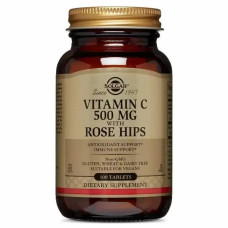 Вітамін C Solgar Vitamin C with Rose Hips 500 mg 100 Tabs