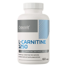 Жироспалювач для спорту OstroVit L-Carnitine 1250 60 Caps