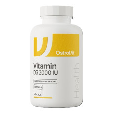 Вітамін D для спорту OstroVit Vitamin D3 2000 IU 60 Caps