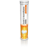 Жироспалювач для спорту Olimp Nutrition Gold L-Carnitine 1000 And Chrom 20 effervescent tabs Orange