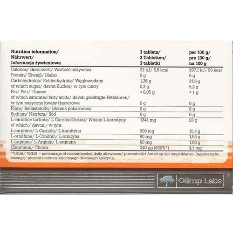 Жироспалювач для спорту Olimp Nutrition L-Carnitine Plus 80 Tabs