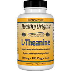 Теанін Healthy Origins L-Theanine 100 mg 180 Veg Caps