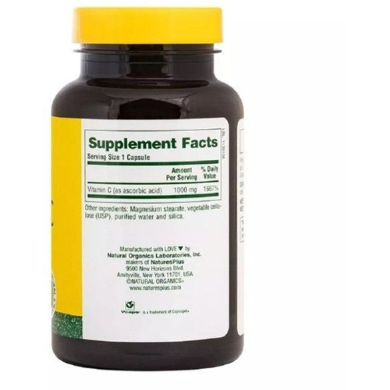 Витамин C Nature's Plus Vitamin C 1000 mg 90 Veg Caps