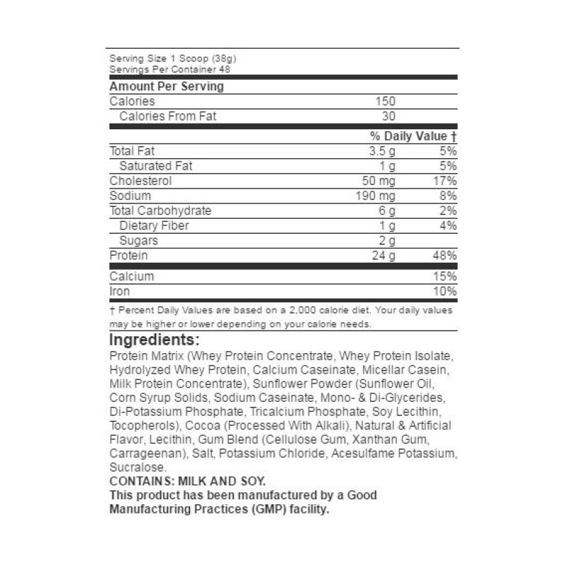 Протеїн BSN Syntha-6 EDGE 1060 g /28 servings/ Chocolate Milkshake