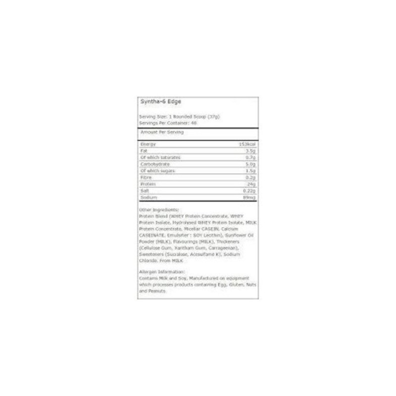 Протеїн BSN Syntha-6 EDGE 1750 g /48 servings/ Vanilla Milkshake