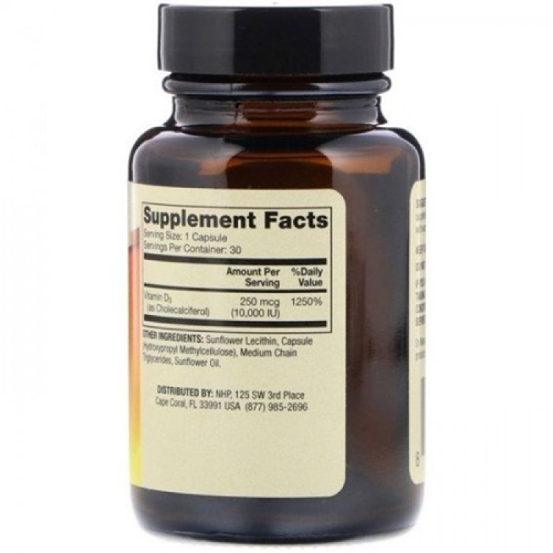 Витамин D Dr. Mercola Liposomal Vitamin D3 10000 IU 90 Caps
