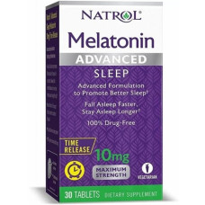 Мелатонін для сну Natrol Melatonin Advanced Sleep 10 mg 30 Tabs