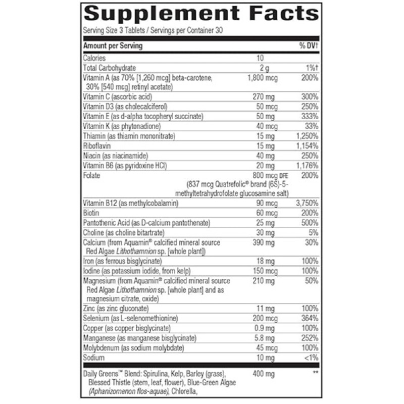 Витаминно-минеральный комплекс Nature's Way Alive! Women's Max Potency 90 Tabs